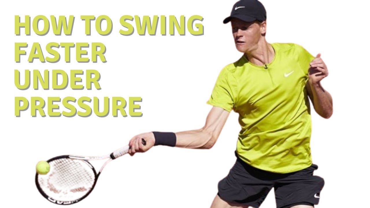 Eliminate pushing and hit fast and free.  Even under pressure