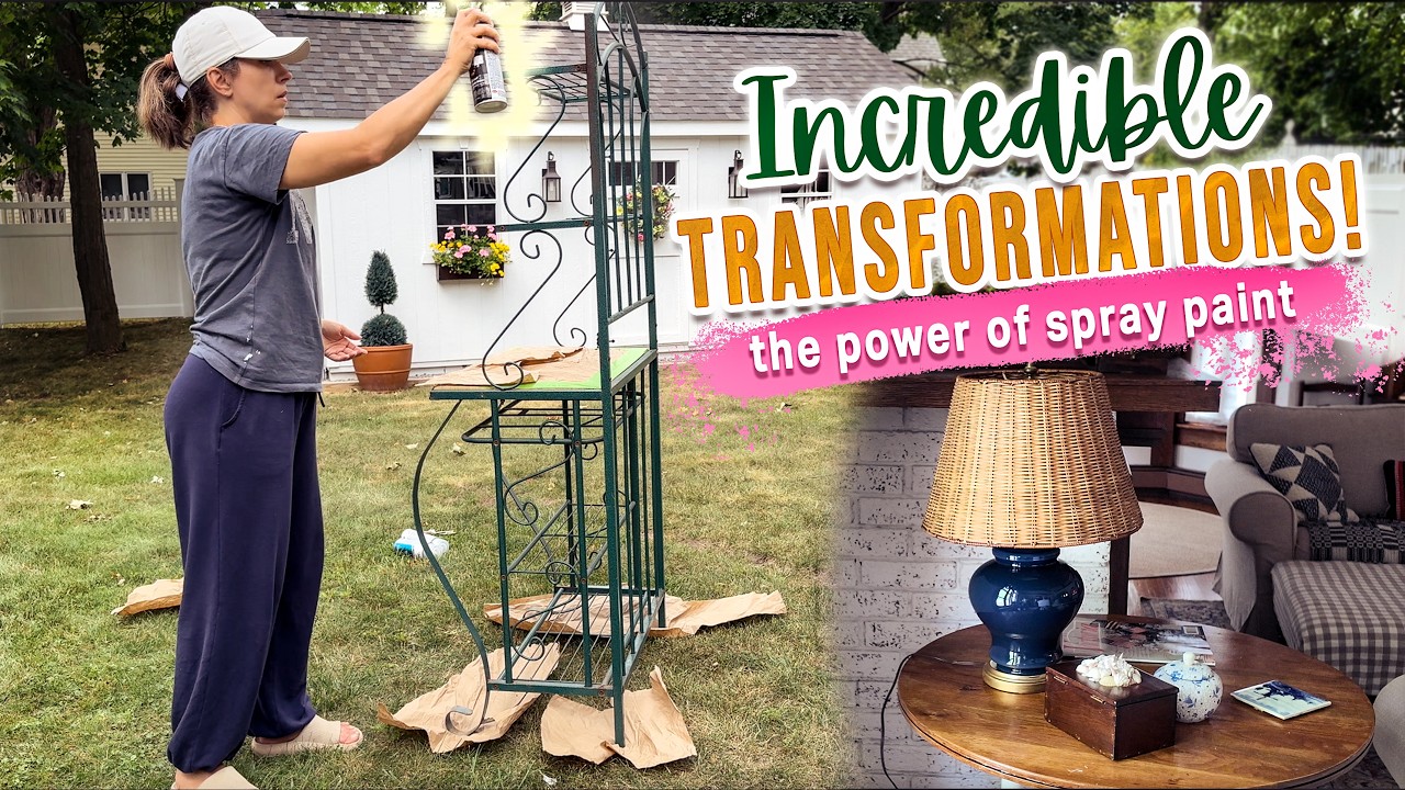 Thrift Store Decor & Home Makeovers (Spray Paint Transformations) Before & After Inspiration!