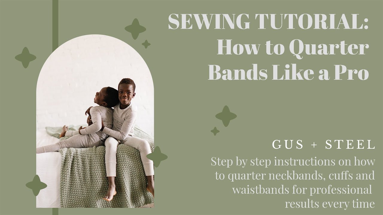 Sewing Tutorial: How To Quarter a Neckband For Great Results Every Time