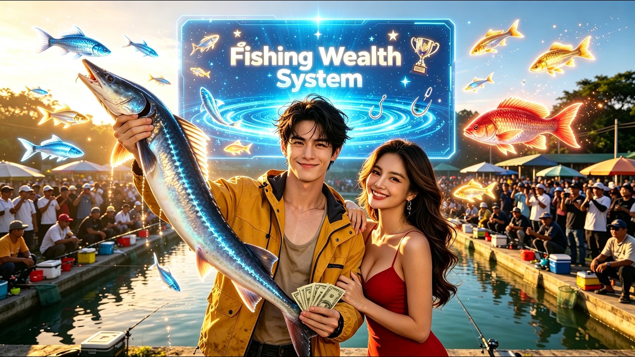 Betrayed fisherman gets system, catches giant fish, becomes champion, starts a fund.#drama #system