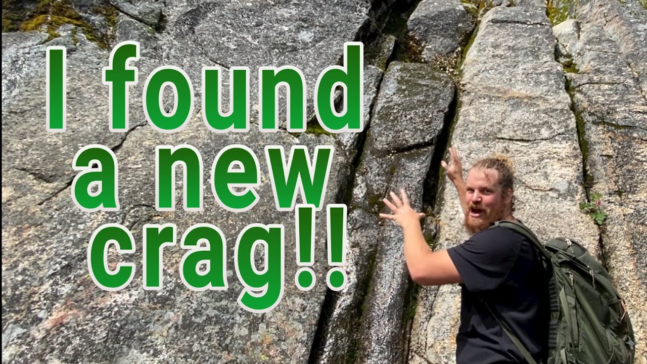 Discovering new climbing crags with a route developer