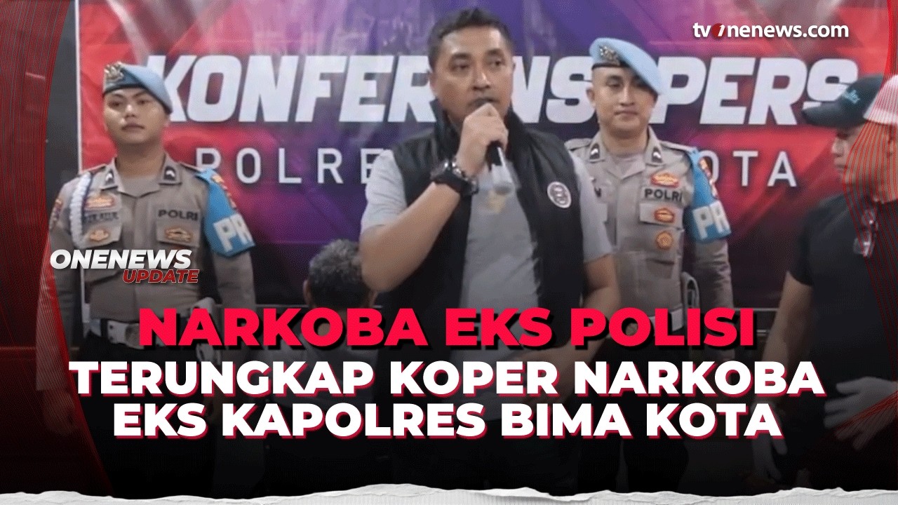 Koper Isi Sabu dan Ekstasi Terbongkar, Eks Kapolres Bima Kota Jadi Tersangka | OneNews Update