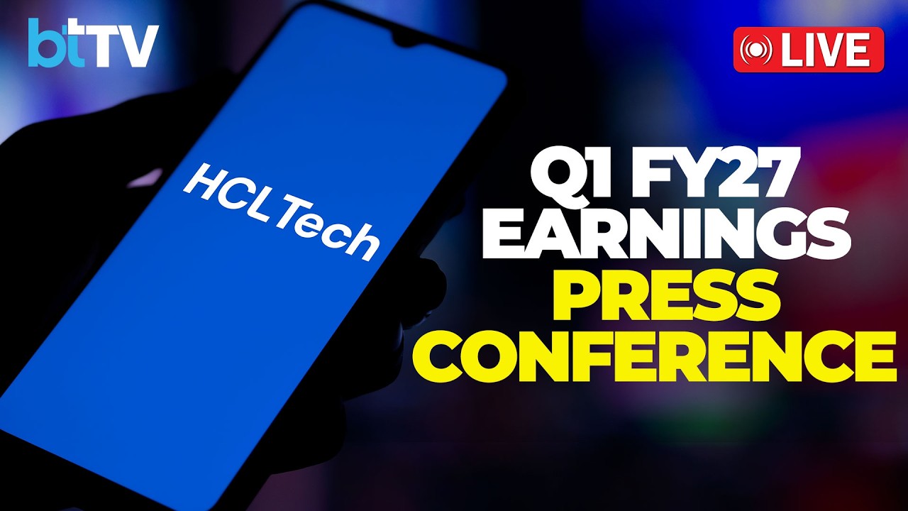 HCLTech Q1 FY27 Earnings Press Conference LIVE | Revenue, Margins, Deals and FY27 Outlook