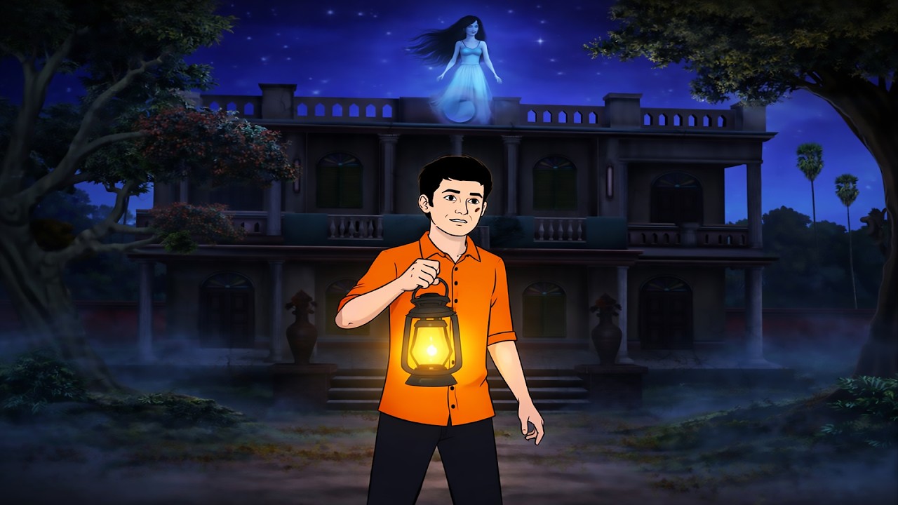বাগান বাড়িতে এক রাত,Rupkothar Golpo  Bengali Fairy Tales ।  Akter Cartoon,