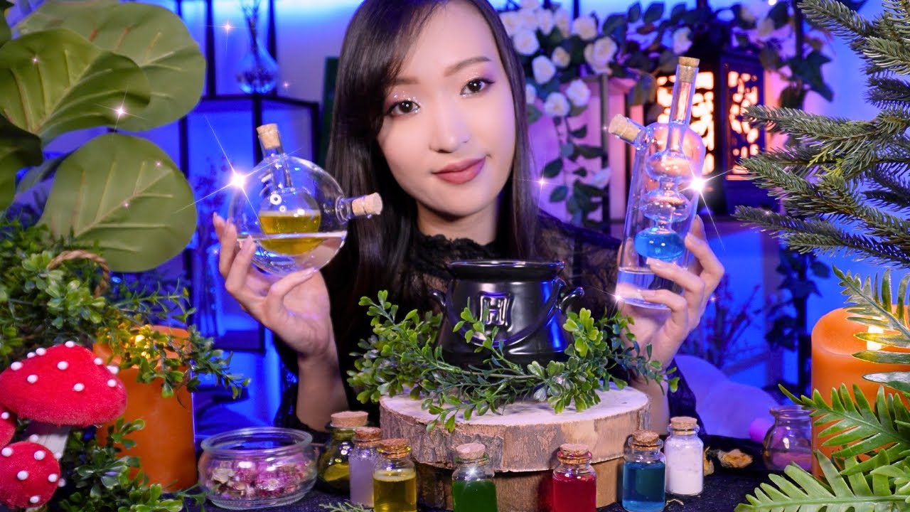 ASMR 🦋 Maître des potions | Je te mijote 5 potions magiques uniques (roleplay)