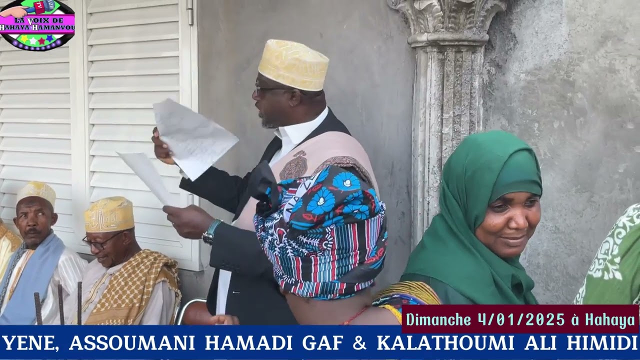YENE, MAWAHA de Mr ASSOUMANI HAMADI GAF & Mm KALATHOUMI ALI HIMIDI à Hahaya.