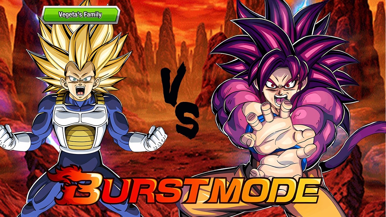 BURST MODE!!!! DAIMA SSJ4 GOKU DOKKAN EVENT vs. VEGETA'S FAMILY | DBZ: Dokkan Battle