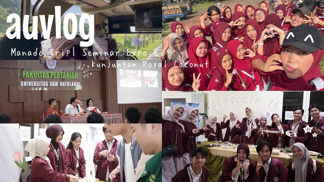 Manado Trip # 1 | Seminar Expo, Kunjungan ke Unsrat & Royal Coconut🥥