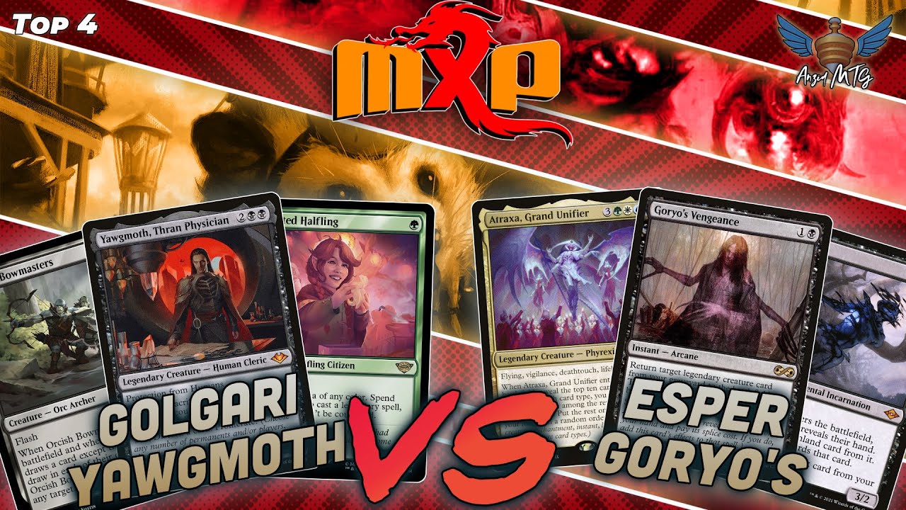 MTG Modern | Golgari Yawgmoth vs Esper Goryo's | MXP San Francisco | Top 4