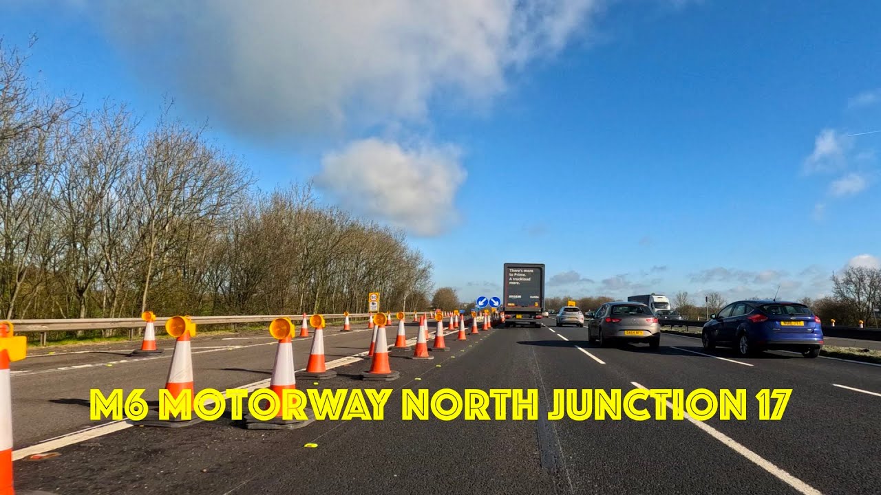 Driving the M6 Junction 15 North to M62 East: Smooth Ride through the UK Motorways