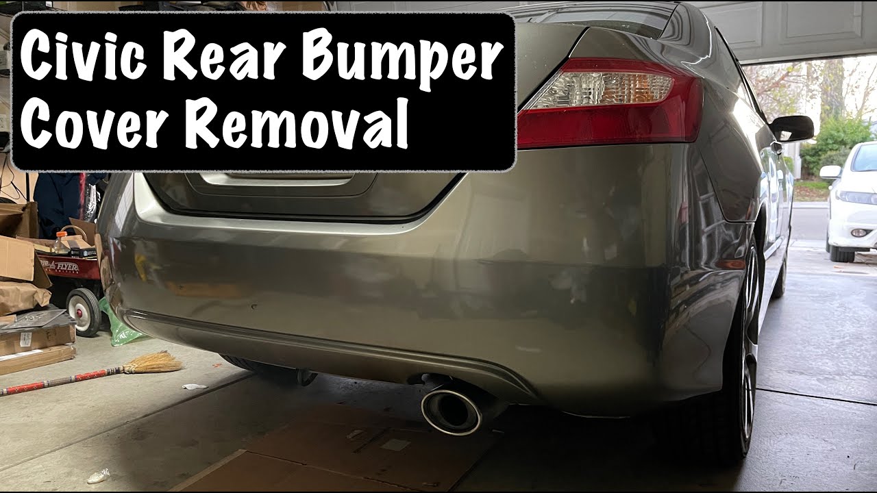 06-11 Civic Coupe Rear Bumper Cover Removal
