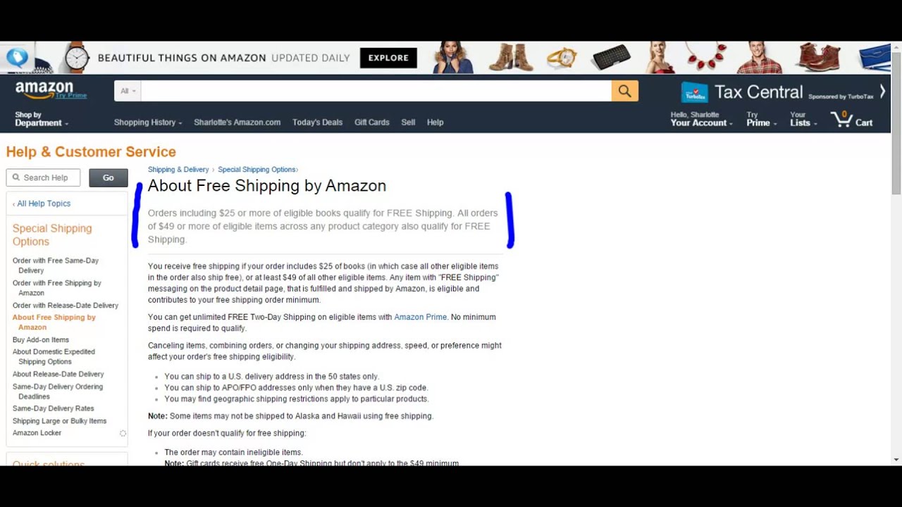 Changes to Free Shipping on Amazon