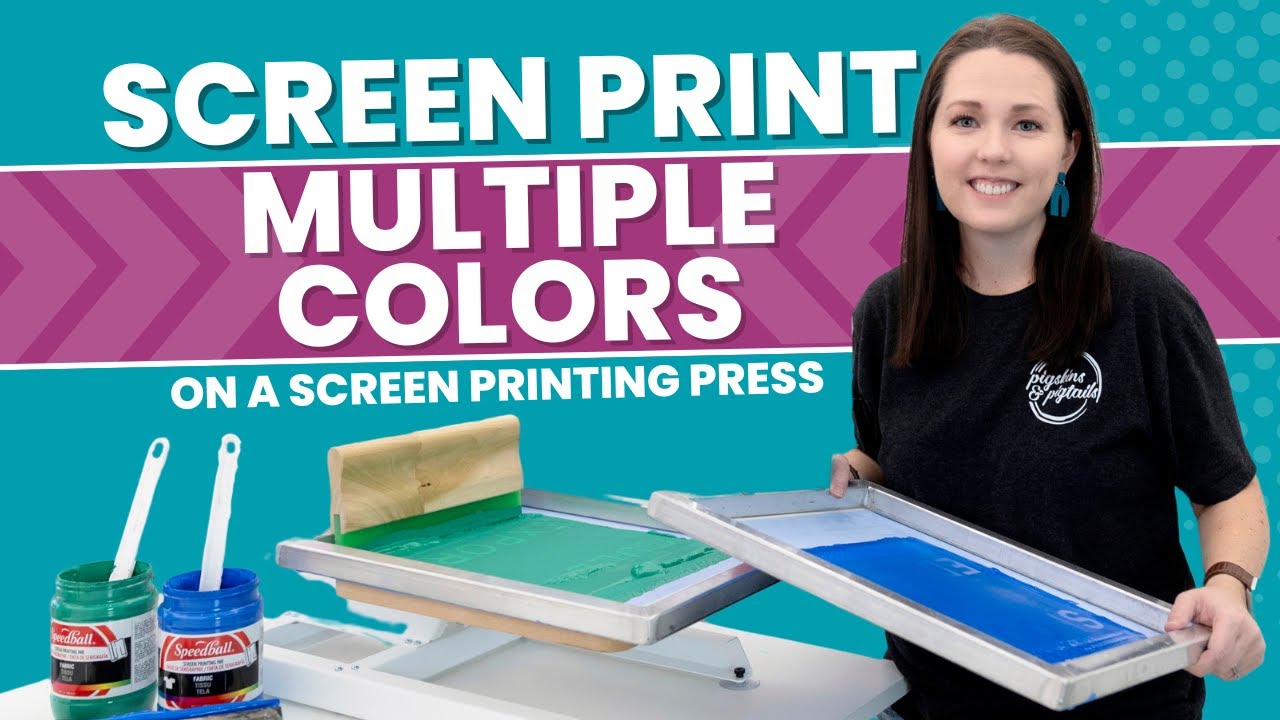 3 Ways to Screen Print Multi-Color Designs on a Press using Vinyl