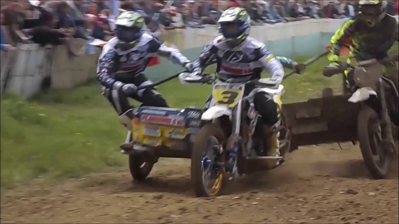 Championnat du monde sidecar cross à BROU 2016