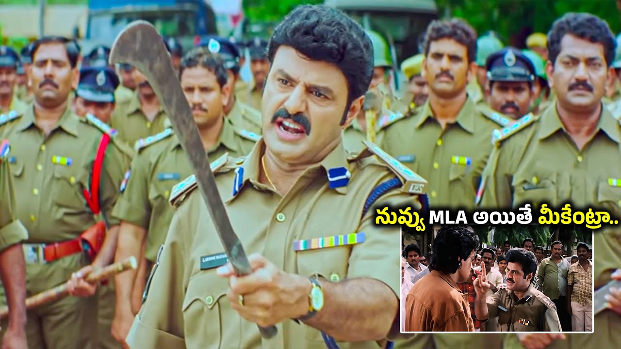 Balakrishna Mass Warning Scene In Petrol Bunk | Best Movie Scene | Latest Telugu Movie Scenes