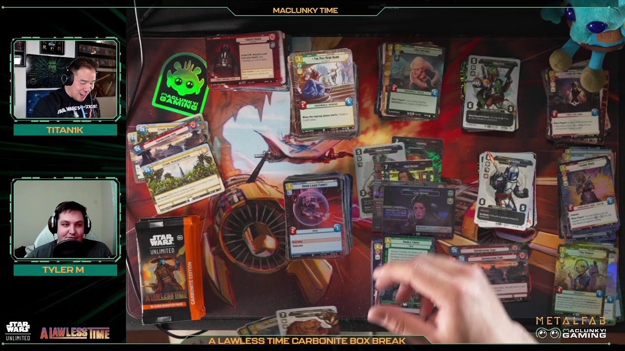MACLUNKY TIME - A LAWLESS TIME CARBONITE BOX BREAK & GIVEAWAYS