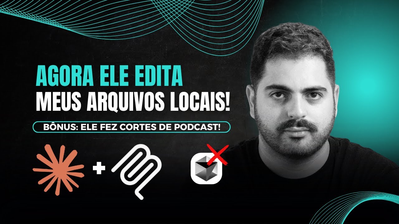 Instalei MCP no Claude e agora ele edita arquivos e VÍDEOS sozinho (tutorial completo)