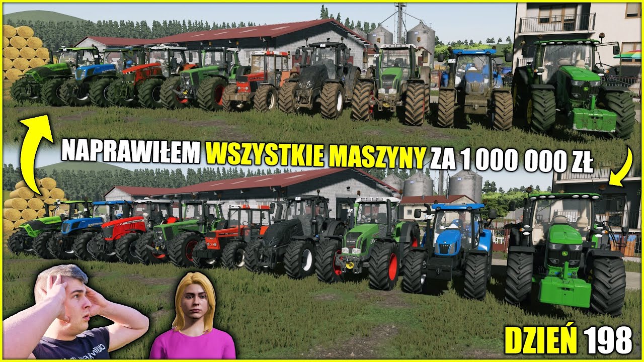 NAPRAWIŁEM WSZYSTKIE MASZYNY😍 WYDAŁEM PONAD 1 250 000 ZŁ😱┃ZAGUBIENI W LESIE 🔥 DZIEŃ ➡198┃FS 22