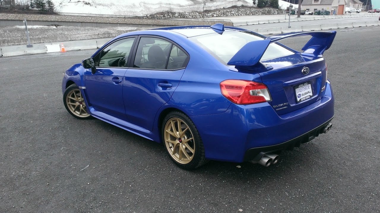 Brutal 2015 Subaru Impreza WRX STi exhaust sounds