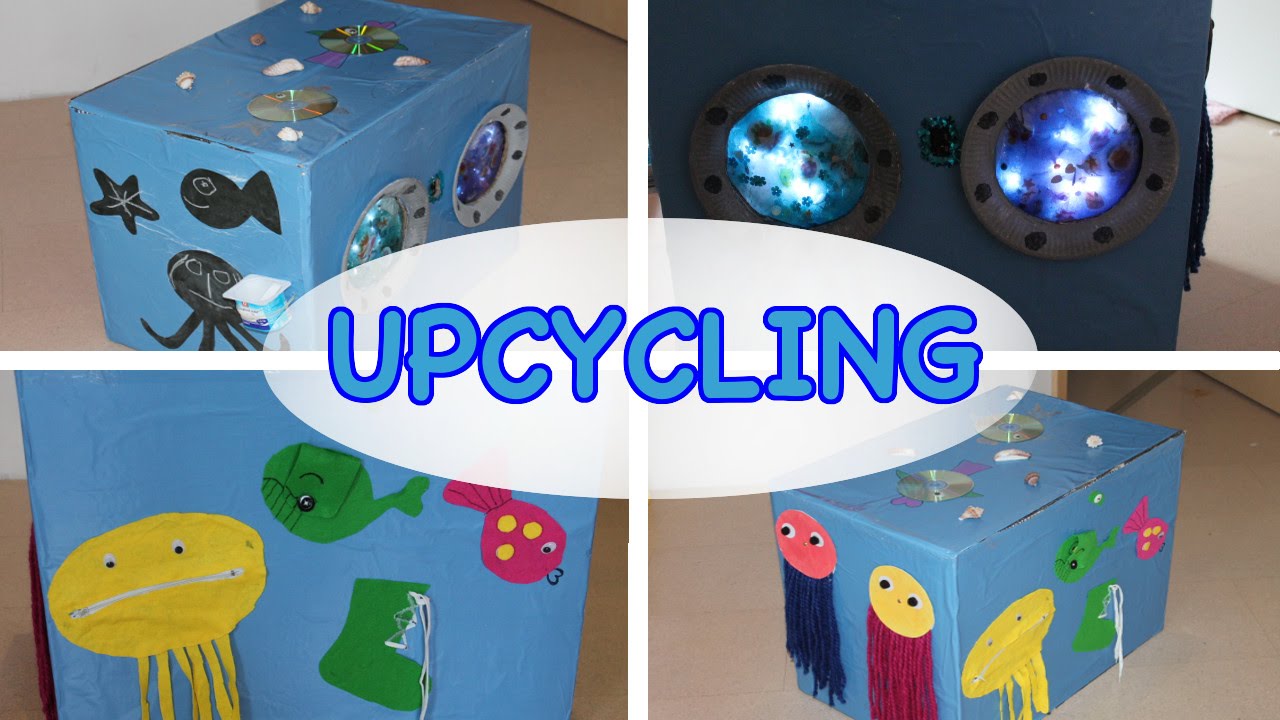 UPCYCLING Karton / Kinderspielzeug selber machen / Motorikbox Unterwasserwelt / TäglichMama