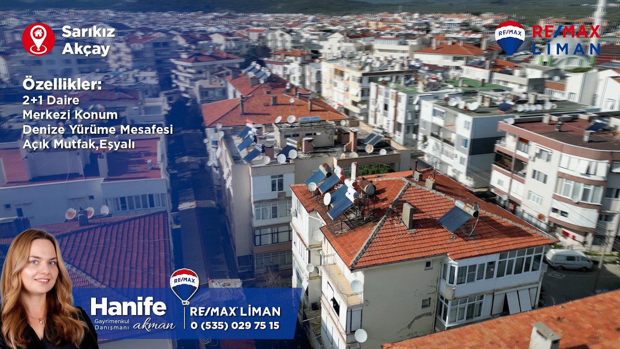 Akçay Sarıkız'da 2+1 Satılık Daire