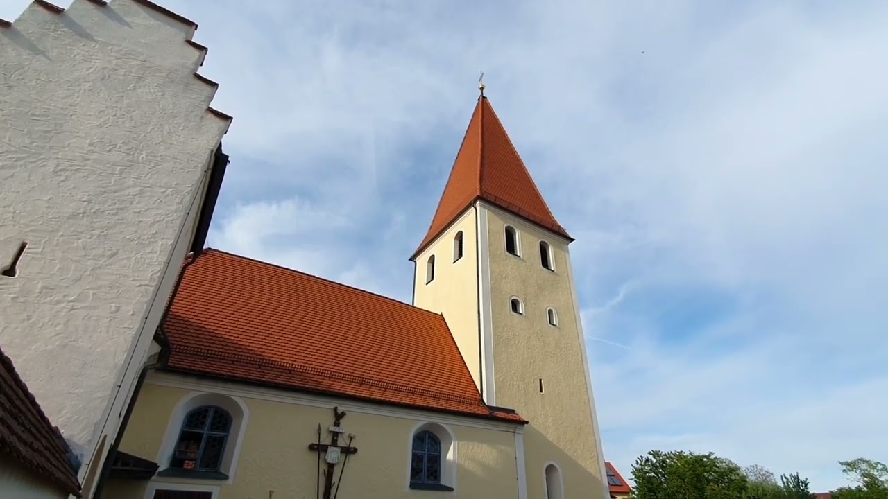 Greding (RH) Landerzhofen kath. Kirche St. Thomas : Vollgeläut