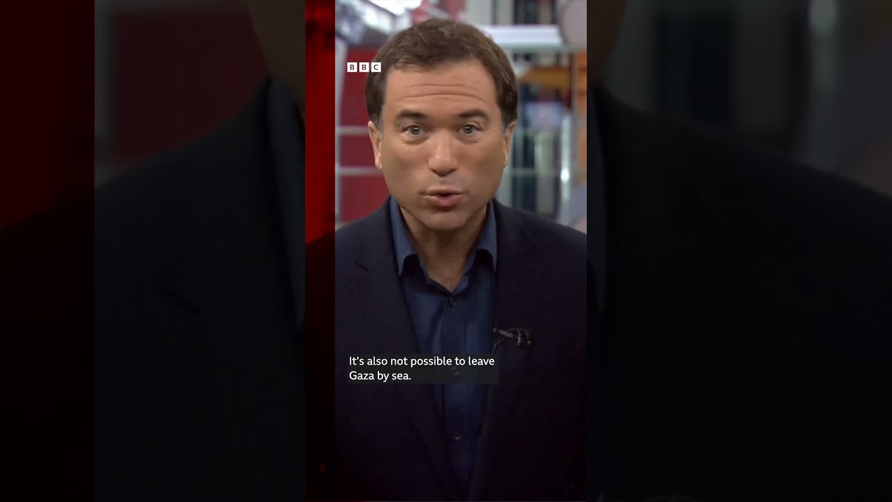 How can people leave Gaza? The BBC’s Ros Atkins explains #Israel #Gaza #shorts ​⁠