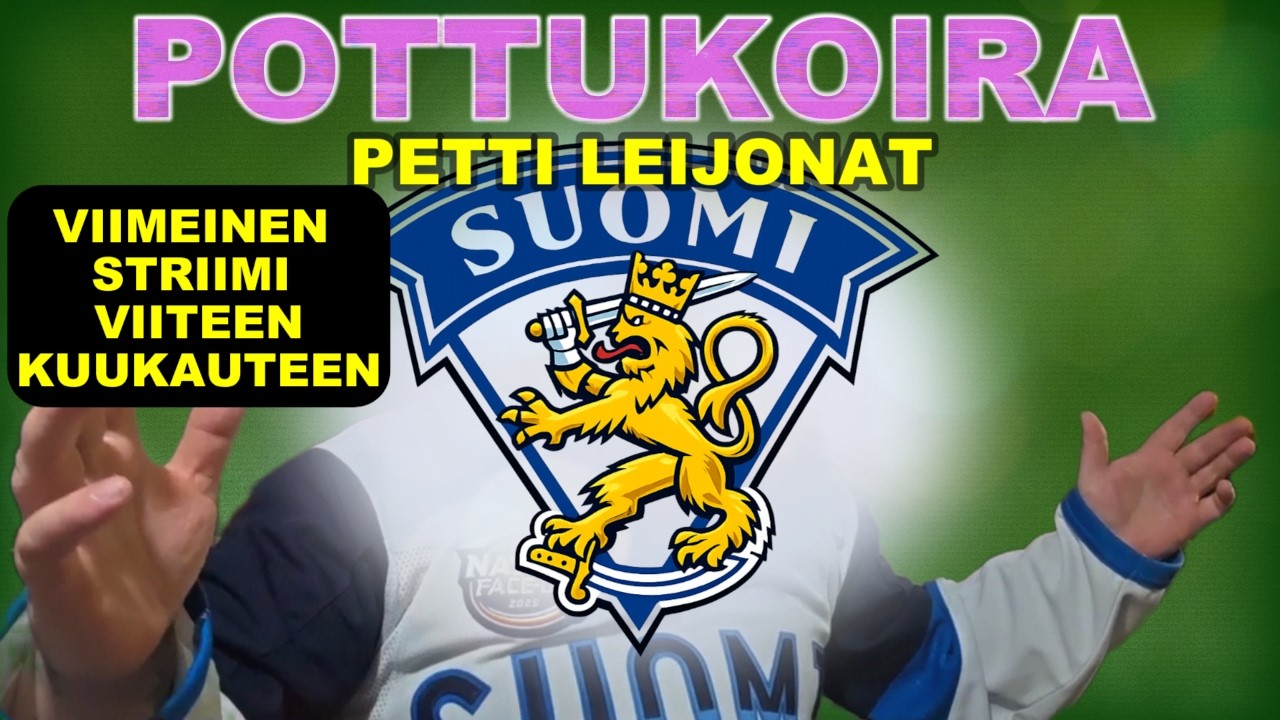 POTTUKOIRA pett&auml;&auml; leijonat viimeisess&auml; striimiss&auml;&auml;n #tubetus