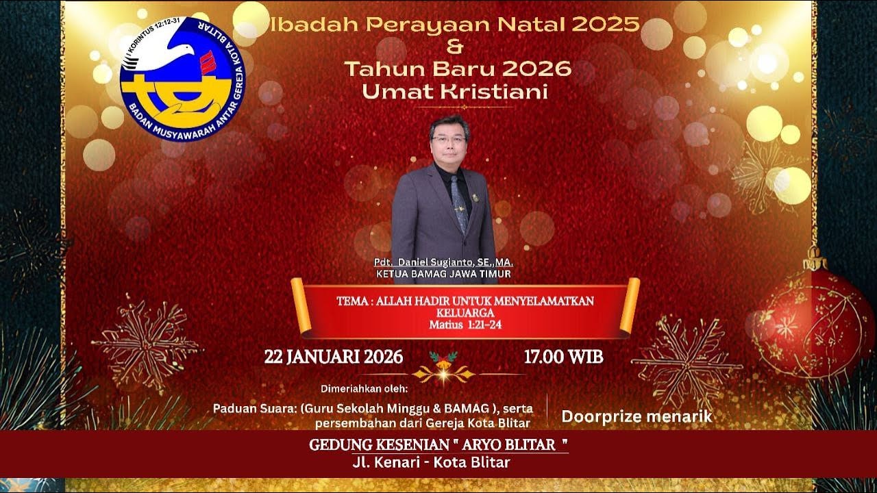 PERAYAAN NATAL BAMAG KOTA BLITAR 2025