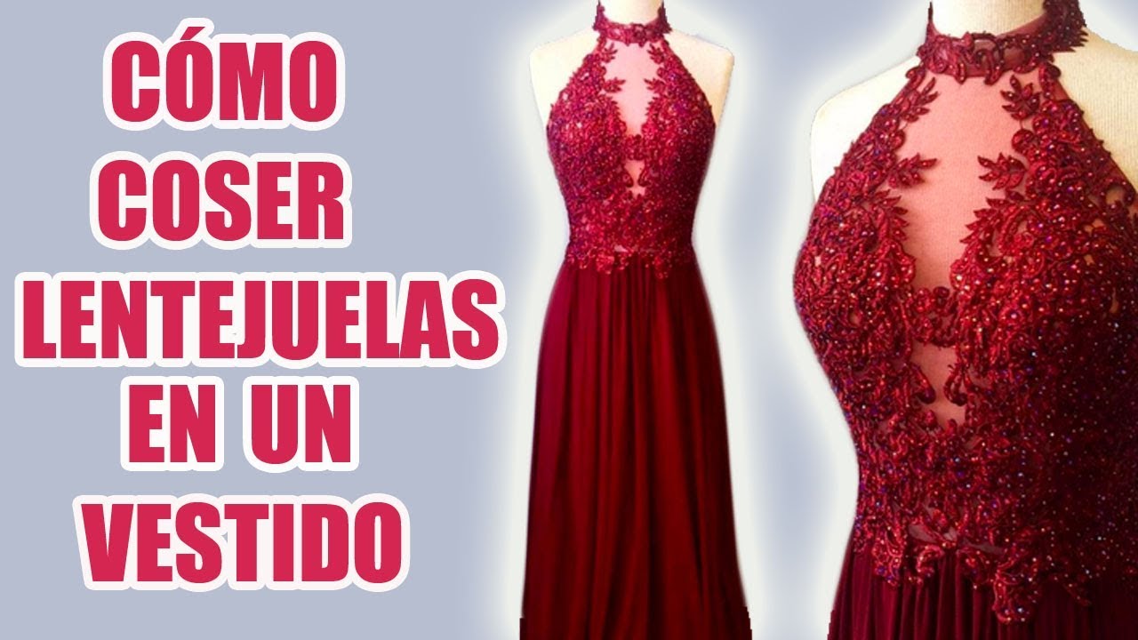 #1 CÓMO COSER, BORDAR LENTEJUELAS EN UN VESTIDO, LA MEJOR TÉCNICA!!! - MariG