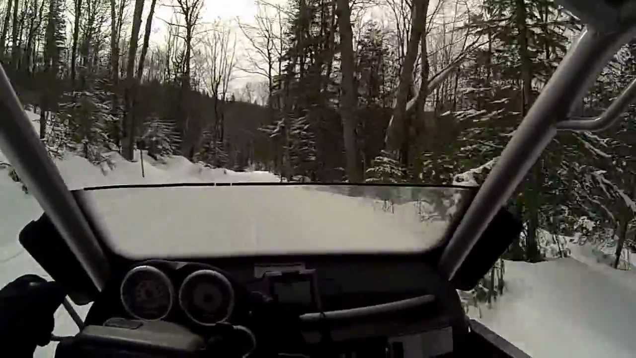 Skidoo Elite 2004 in Quebec trails Feburary 2013