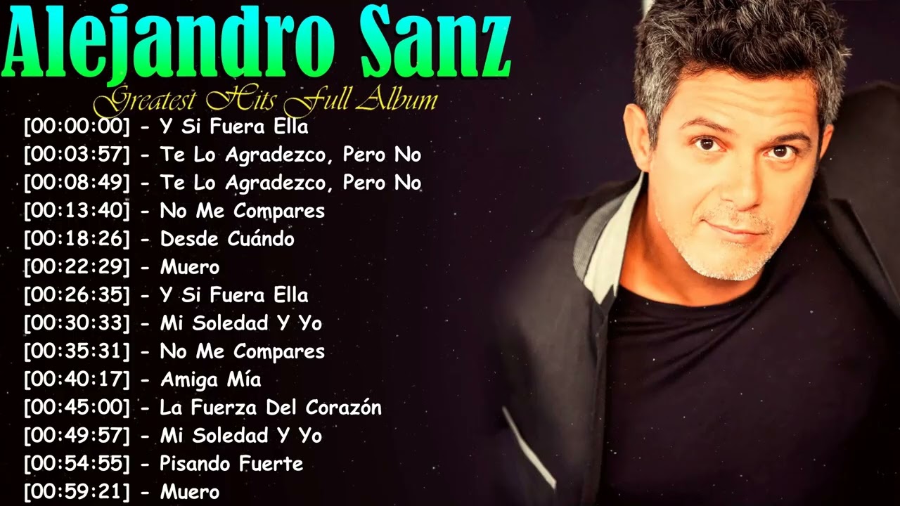 Alejandro Sanz Éxitos de Siempre 2026 – Álbum Completo Para los Verdaderos Fans
