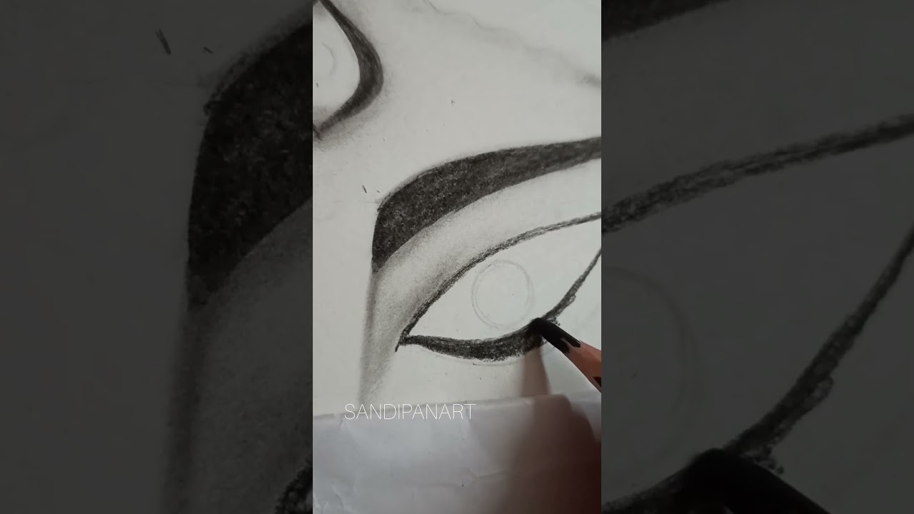 MAA durga drawing #drawing #sketch #drawingtechniques #art #maadurga #sandipanart