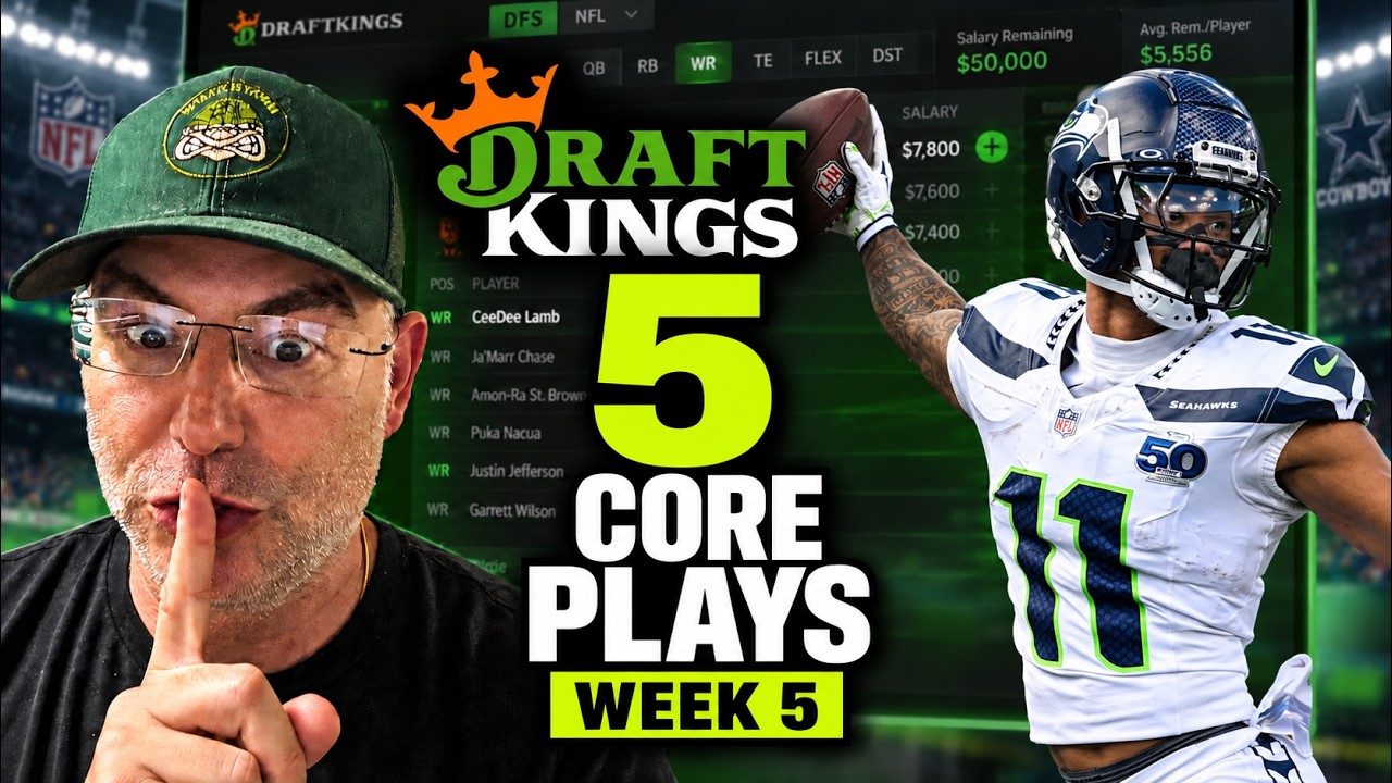 Мои 5 главных игроков DraftKings на 5-ю неделю NFL