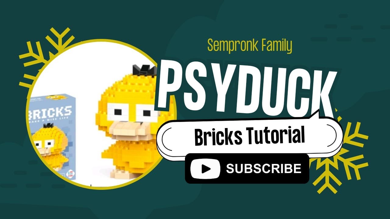 MINI LEGO BUILDS PSYDUCK BRICK TUTORIAL (bahasa)