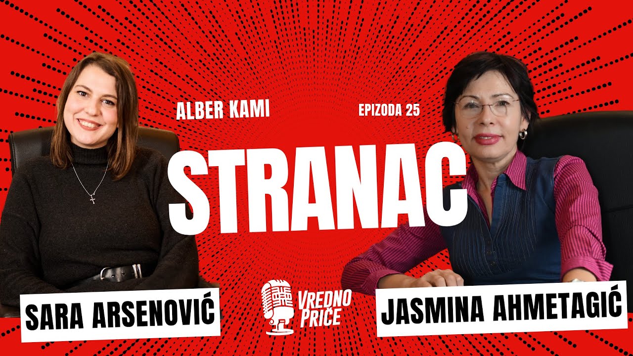 Vredno priče 25 - Stranac / Alber Kami (gošća: Jasmina Ahmetagić)