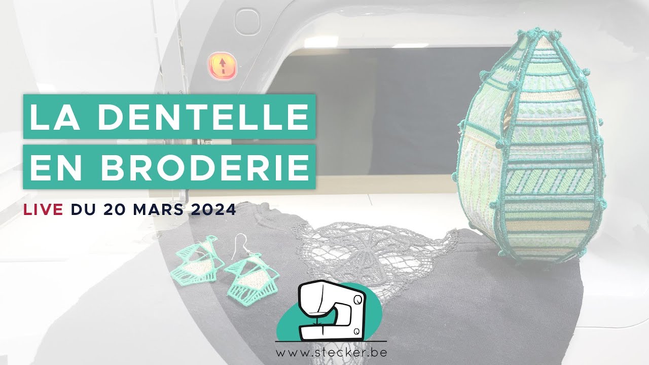 La dentelle en broderie