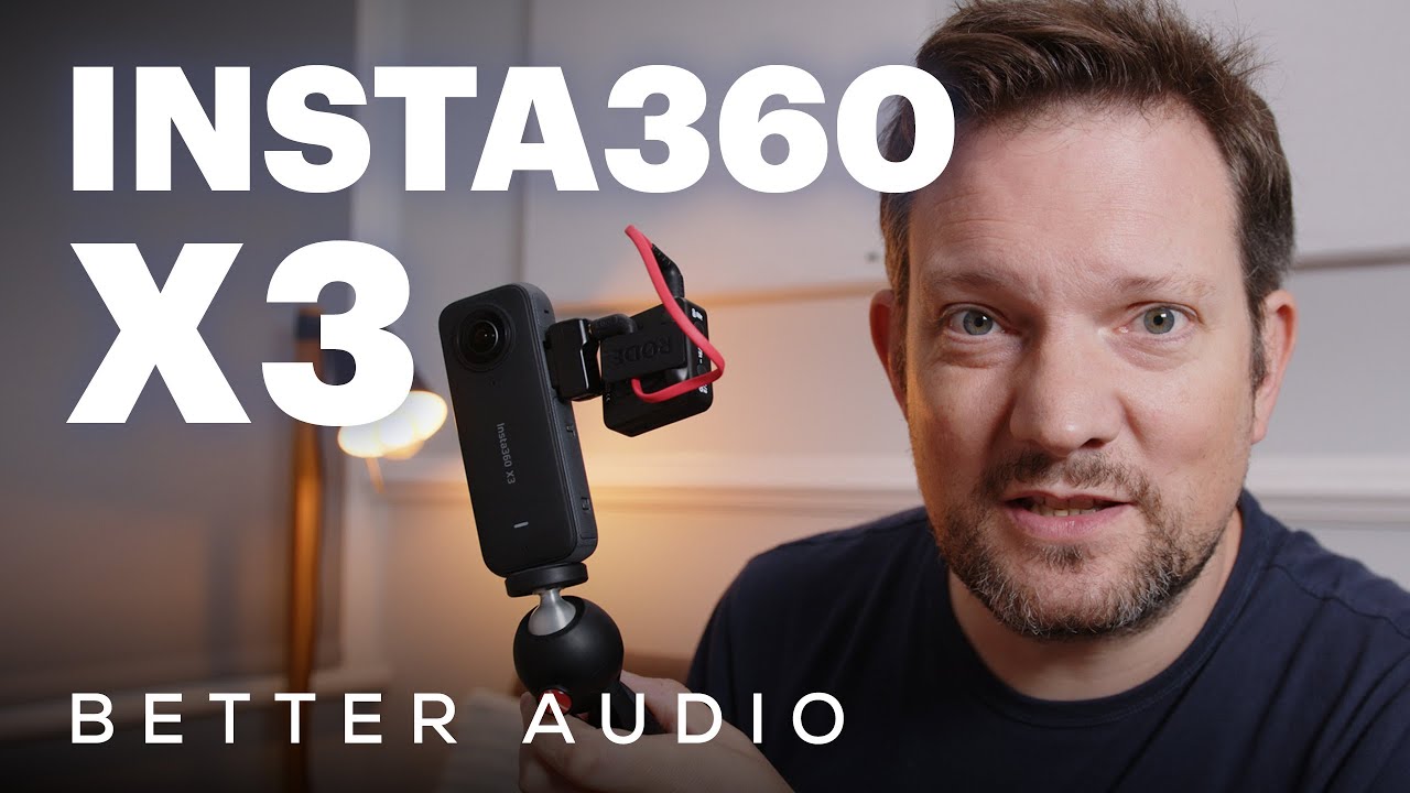 Insta360 X3 Better Audio - External Mic Adapter Fitting & Audio Test