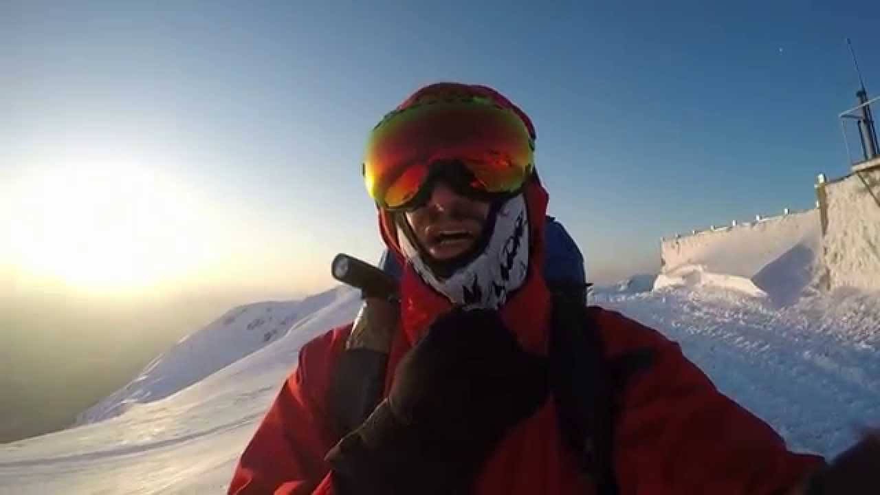 MONTE CUSNA ALBA INVERNALE Freeride Gopro Hero4 EYE