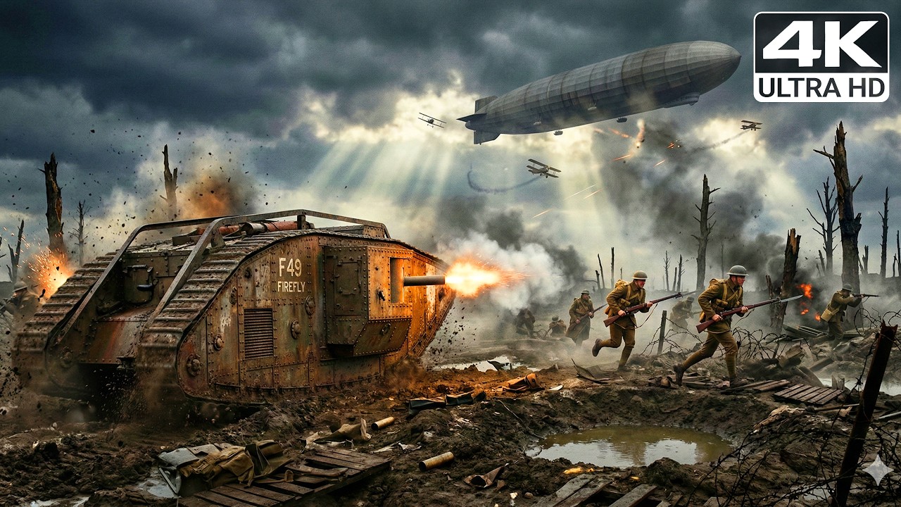 ЗАЩИТА ТАНКА ЛЮБОЙ ЦЕНОЙ | Битва при Камбре: реалистичная графика ULTRA [4K 60FPS] Battlefield1