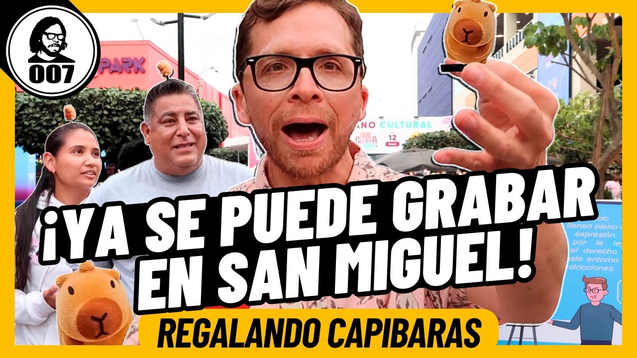 ¡YA SE PUEDE GRABAR EN SAN MIGUEL! (EL FINAL ES ÉPICO). REGALANDO CAPIBARAS