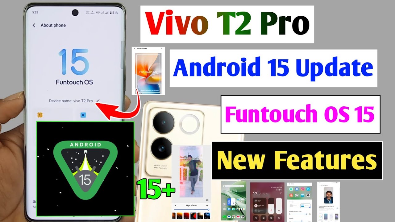 Vivo t2 pro android 15 update features / 15+ hidden features / vivo t2 pro android 15 update