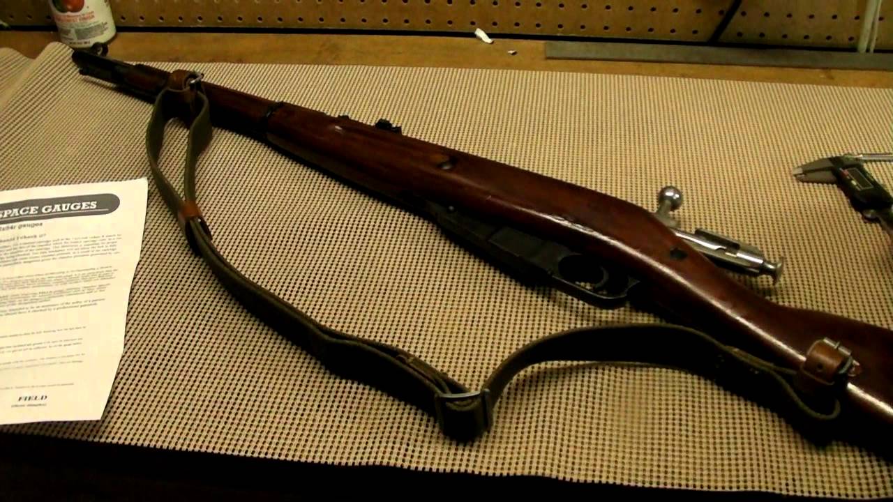 Проверка зазора между затвором и патронником винтовки Мосин-Наган M38 M44 91 30