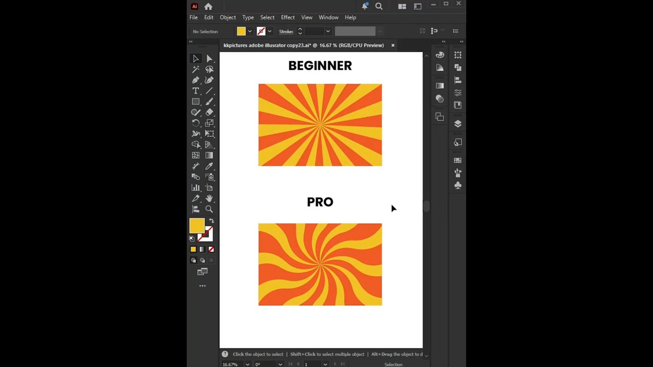 Adobe Illustrator Tips 2025 - How to create Light Ray Vector in Background
