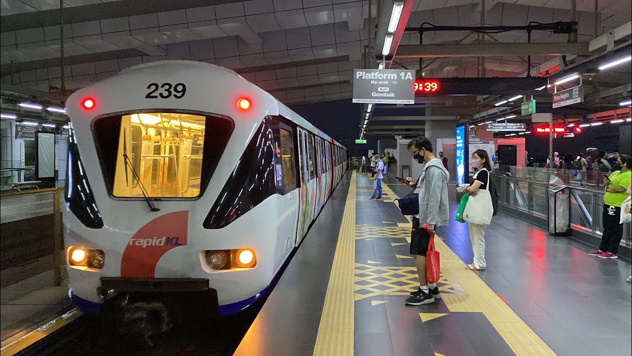 BURNT Train on LRT Kelana Jaya Line FIXED after one year! #kelanajayaline