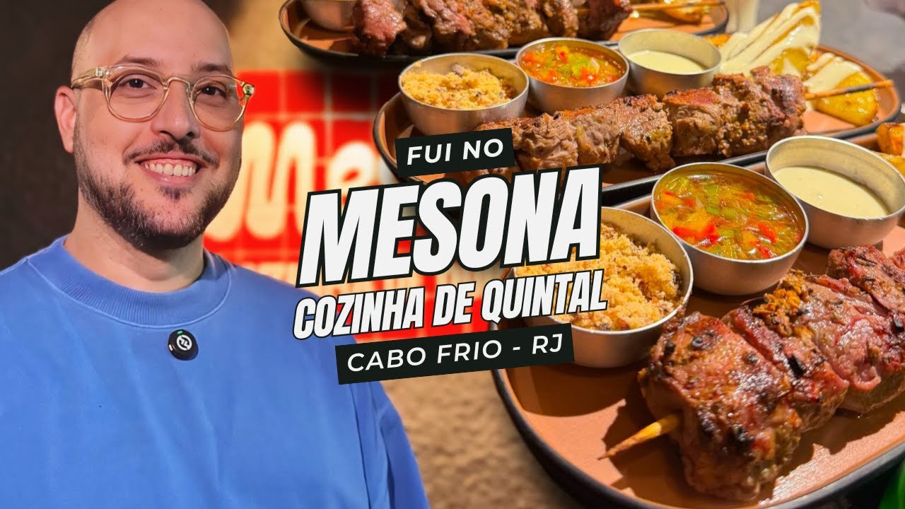 Restaurante secreto em Cabo Frio | MESONA - Churrasco, drinks e comida de quintal (Região dos Lagos)