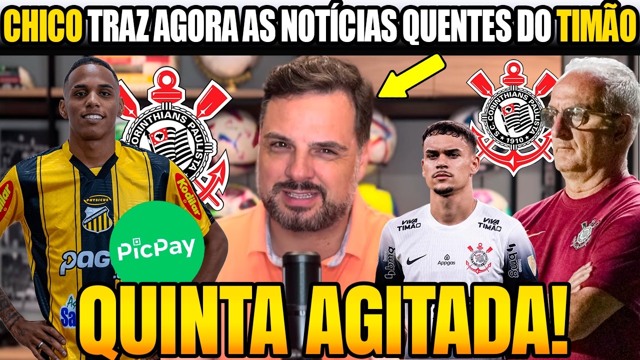 🚨ACABOU DE VAZAR NO CORINTHIANS! NEGÓCIO MILIONÁRIO NO TIMÃO!? INFORMAÇÕES QUENTES DOS BASTIDORES