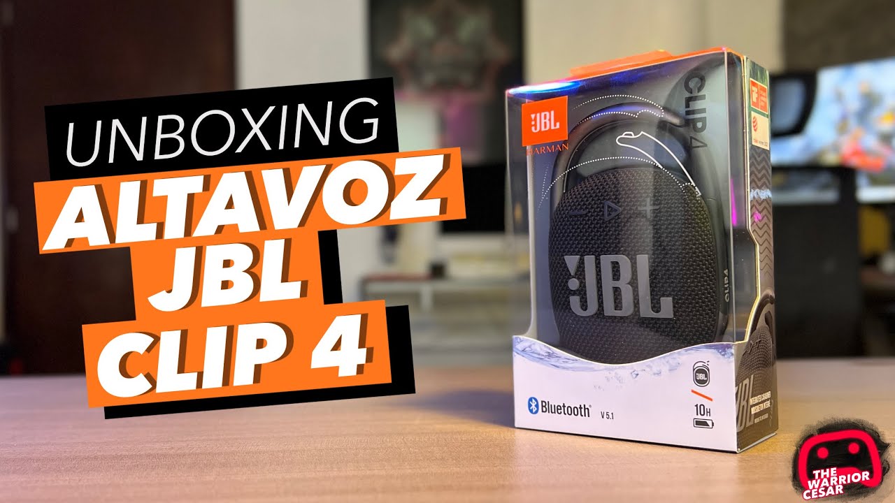 Unboxing Altavoz Portátil JBL Clip 4 en Español (MX)
