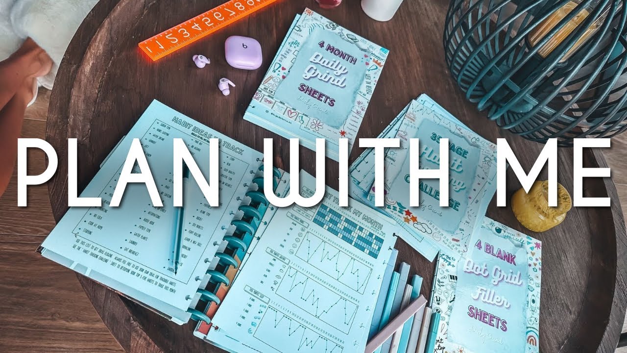 Plan With Me | Habit Tracking System , Daily Grind Planner Inserts