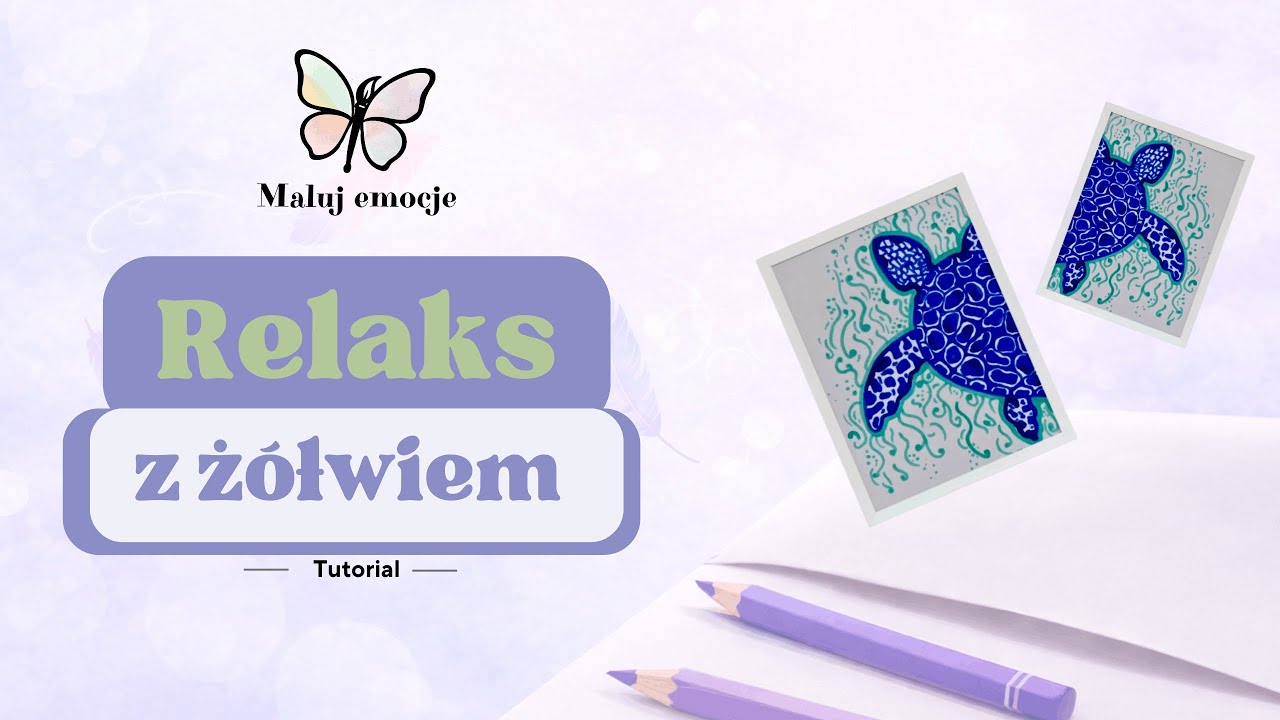 Malowanie Relaksacyjne z żółwiem